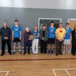 The Coppack family presenting the Shield to Eros Mavericks